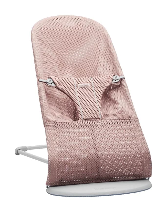 Transat en mesh rose poudré