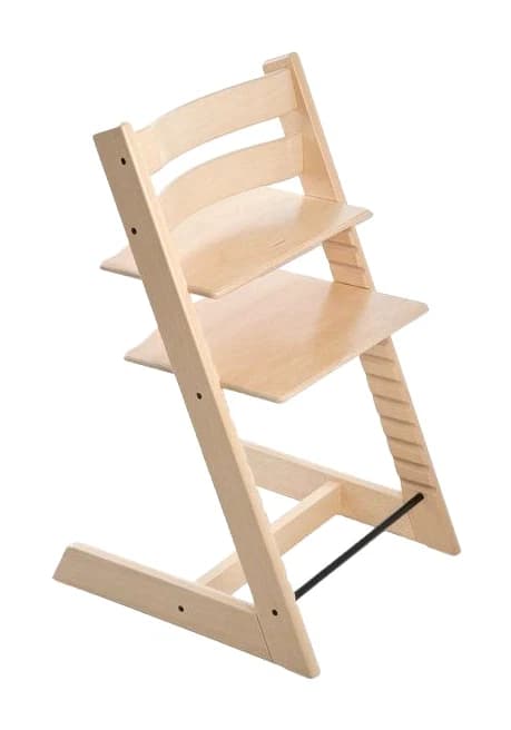 Chaise haute Tripp Trapp en hêtre naturel et son Baby Set
