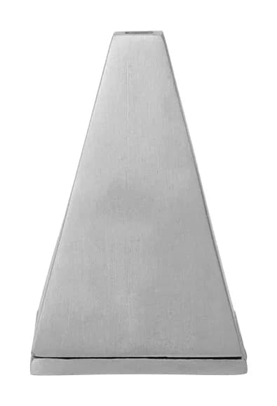 Pyra Incense Cone Burner - Brushed Aluminium