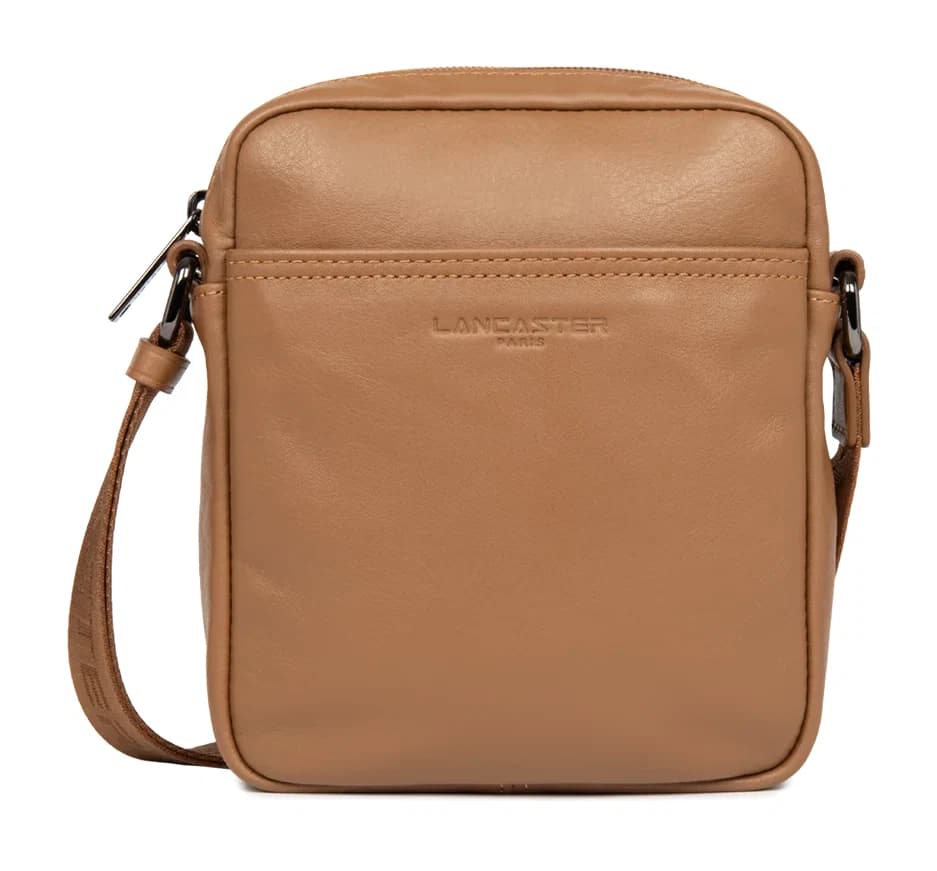 Mini sacoche Soft Vintage de Lancaster, camel
