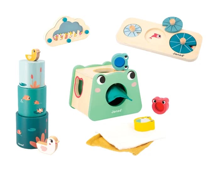 Coffret jeux d'éveil sensoriel Janod