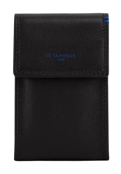 Etui clés à rabat Martin en cuir lisse