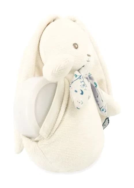 Peluche veilleuse nomade crème