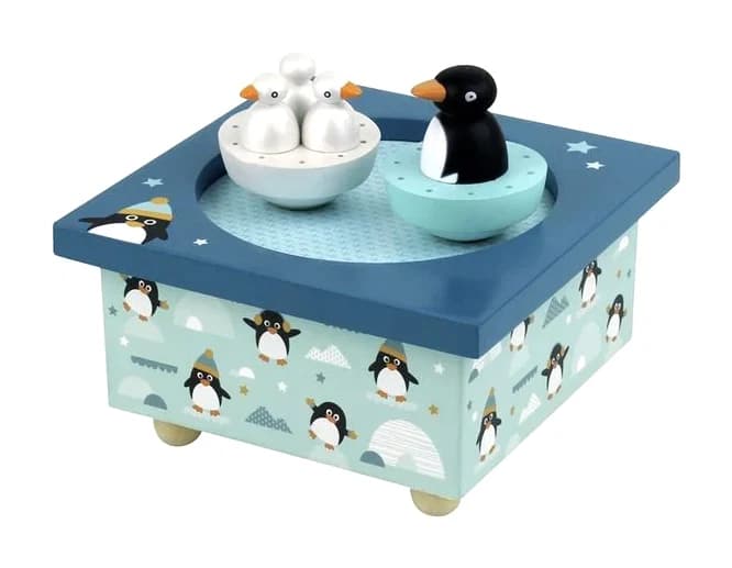 Boite à musique pingouins