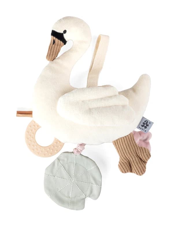 Peluche d'activité à suspendre Cygne