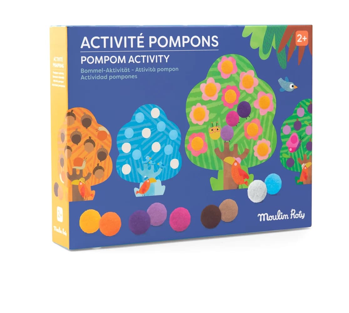 Activité pompons arbres