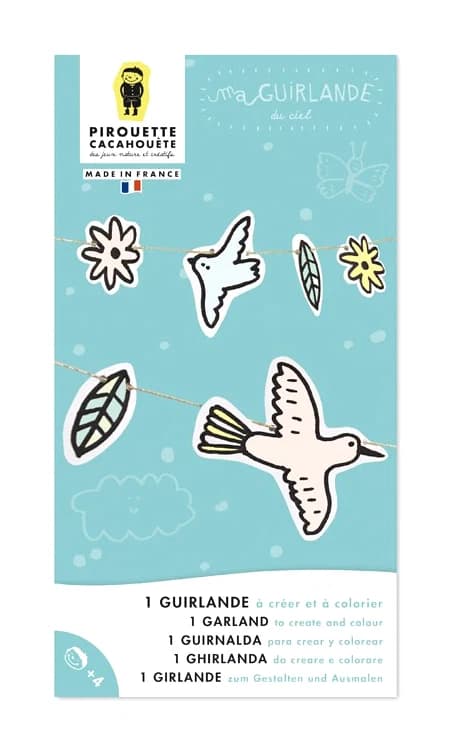 GUIRLANDE À COLORIER made in France