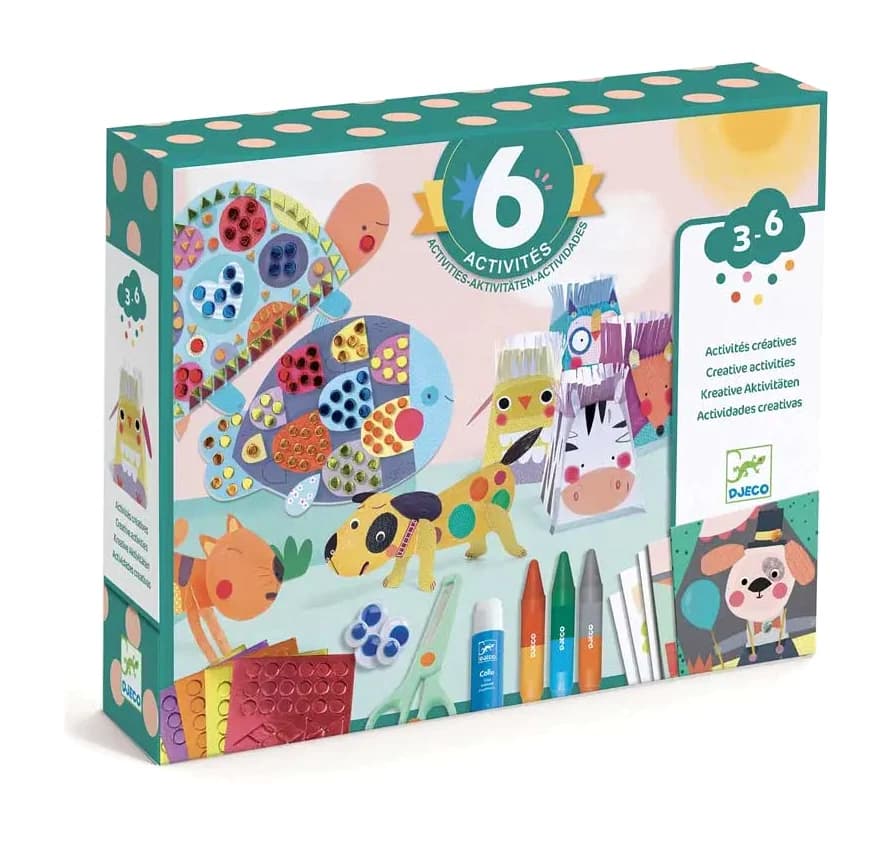 Coffret multi-activités Les animaux et leurs maisons