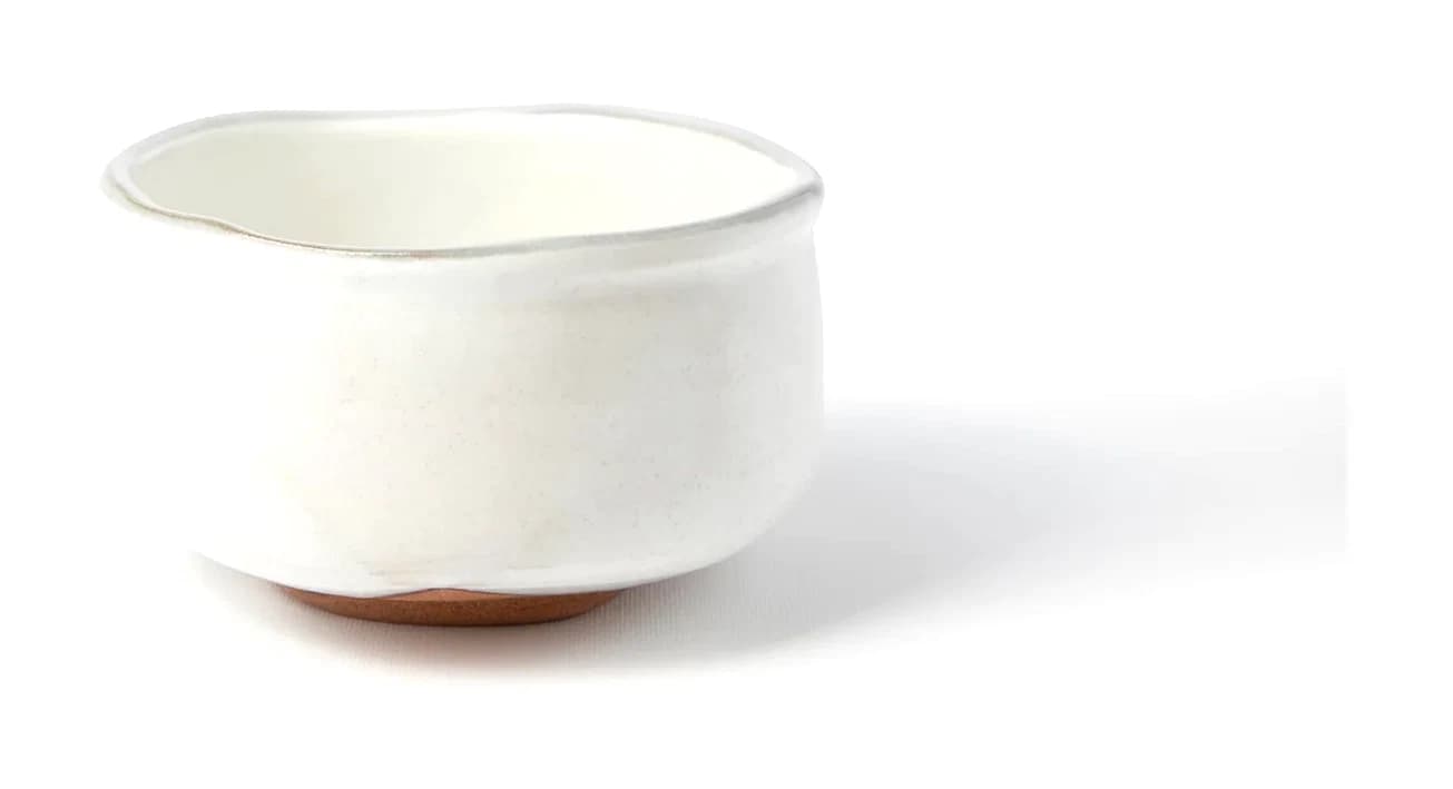 Bol à matcha émaillé blanc chawan Ø 115mm ⋅ Touga