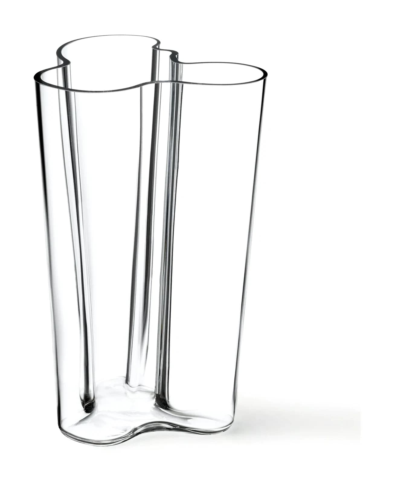 Vase soufflé à la bouche Alvar Aalto, haut. 25 cm