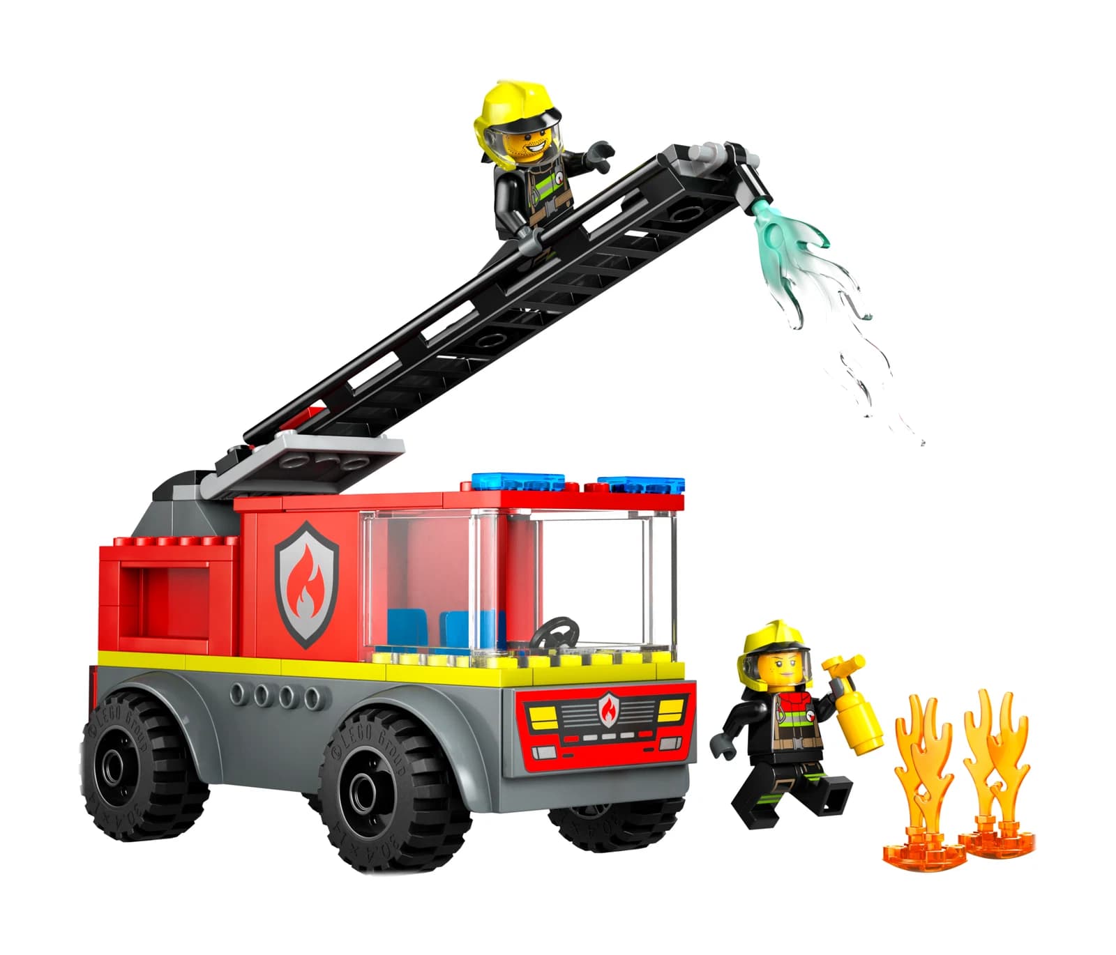 LEGO City, le camion de pompiers à échelle