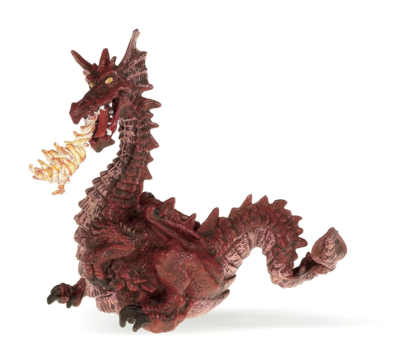 Dragon rouge cracheur de feu