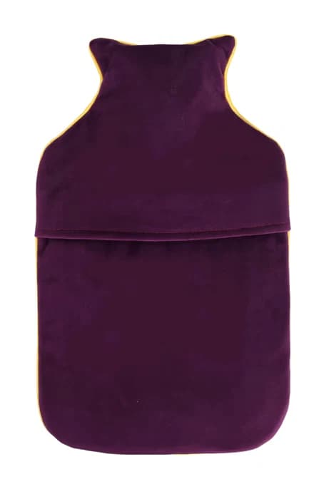 Bouillotte à eau velours recyclé