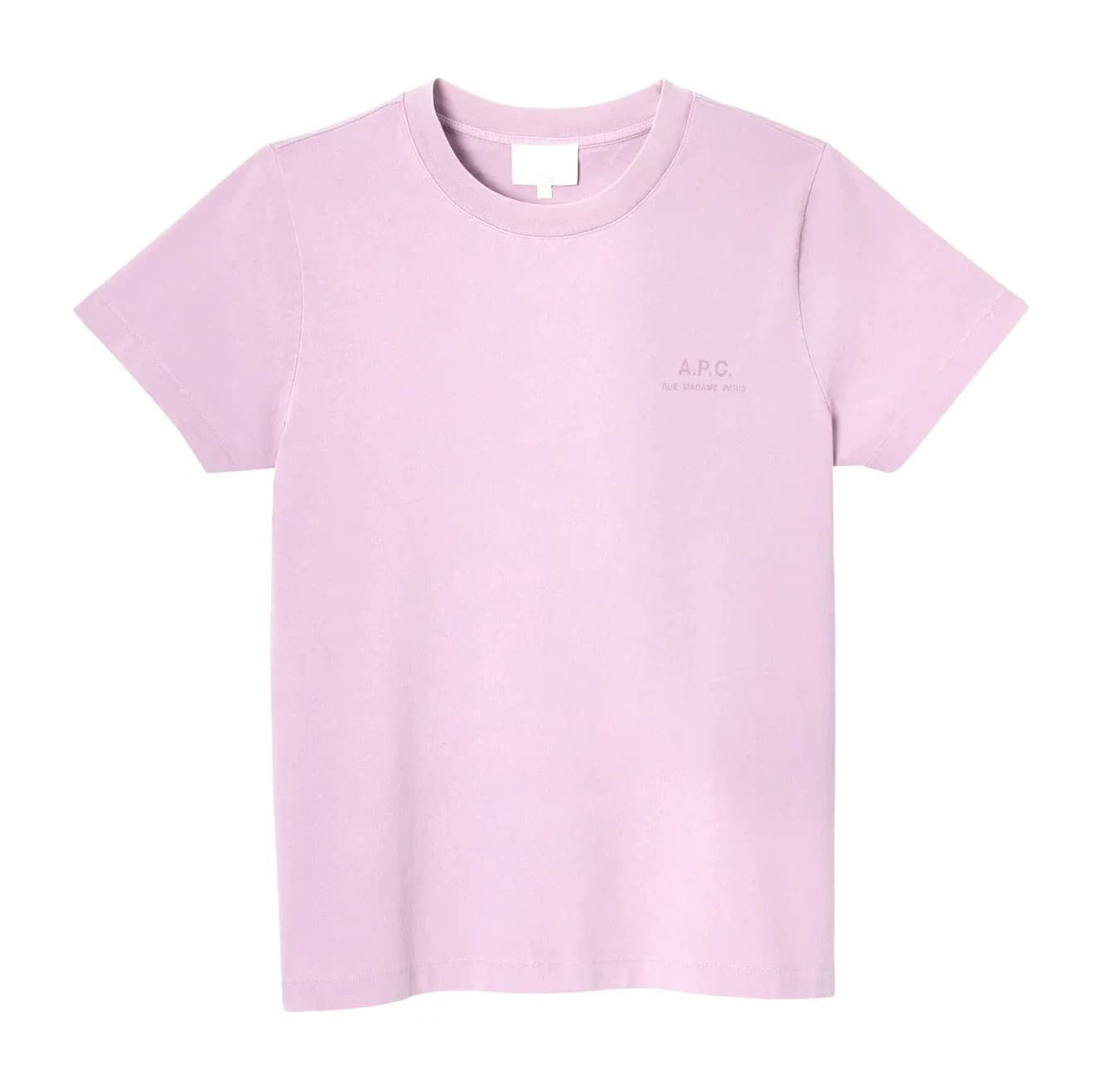 T-shirt rose pâle à logo A.P.C. Rue Madame