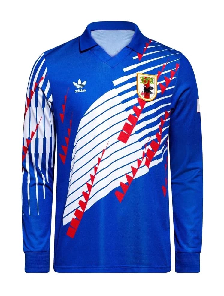 Maillot domicile du Japon 1993, manches longues