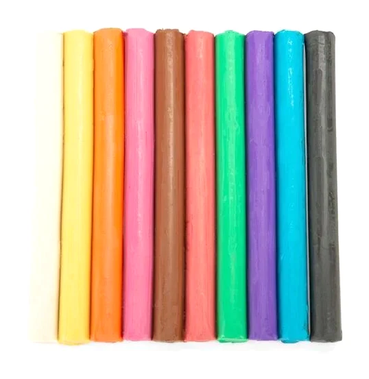 10 bâtonnets de pâte à modeler Les Popipop
