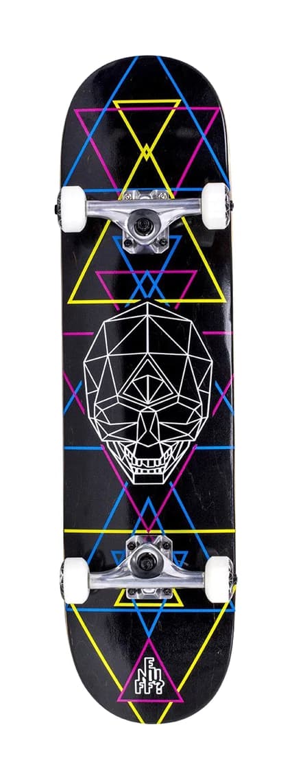 Skateboard - ENUFF Geo Skull - CMYK 8"