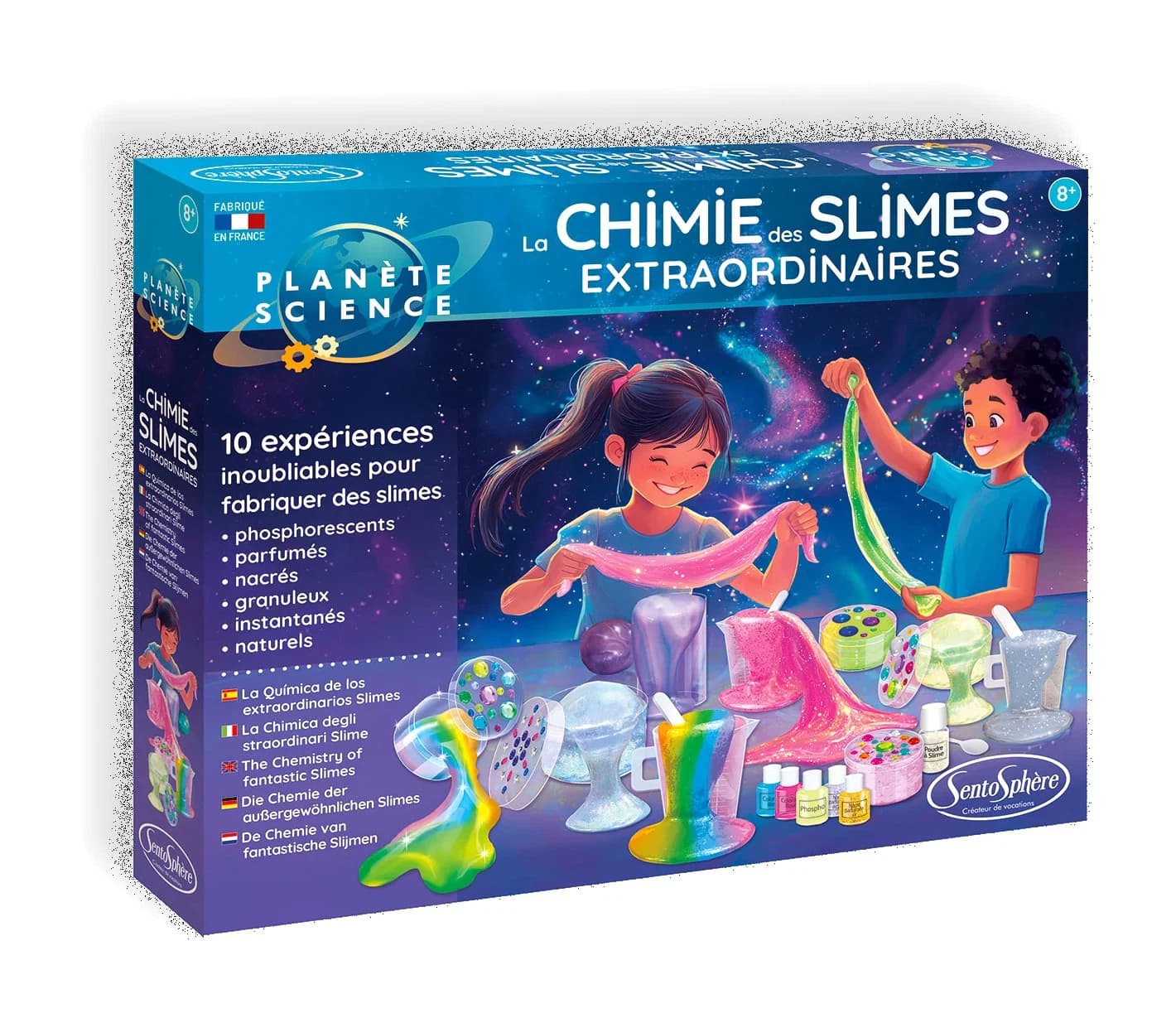Jeu scientifique La chimie des slimes extraordinaires