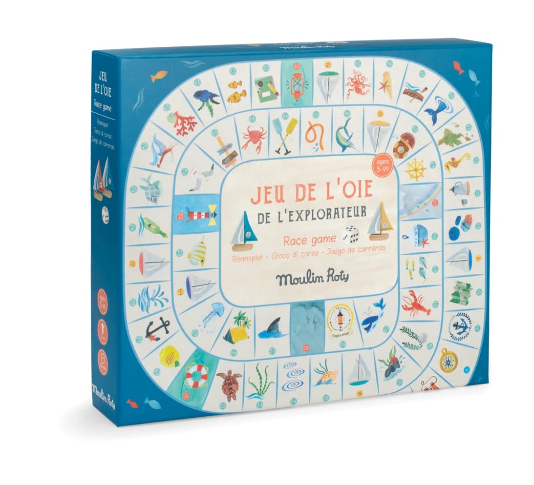 Jeu de l'oie de l'explorateur