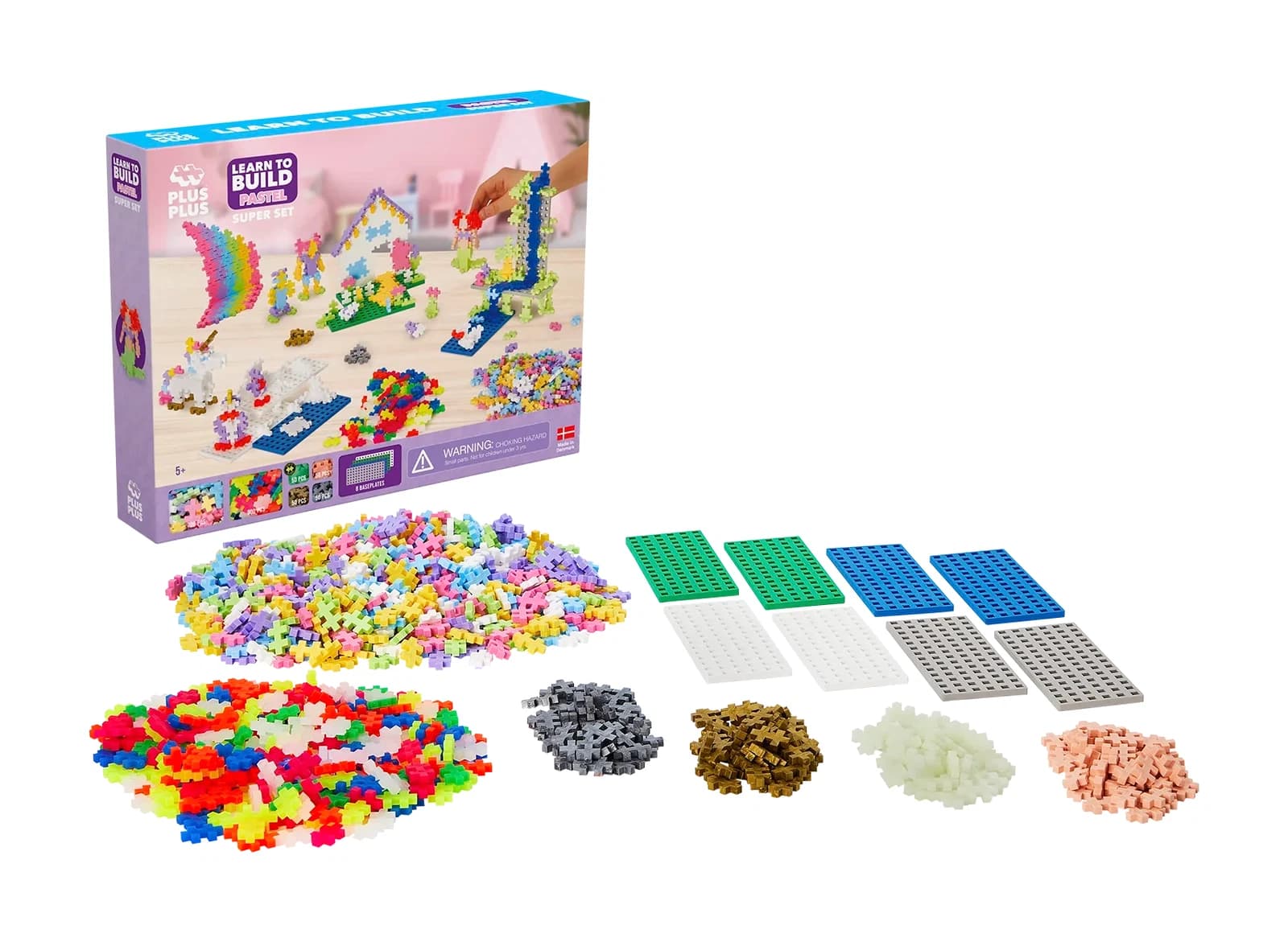 Plus-Plus, 1 200 pièces pastel