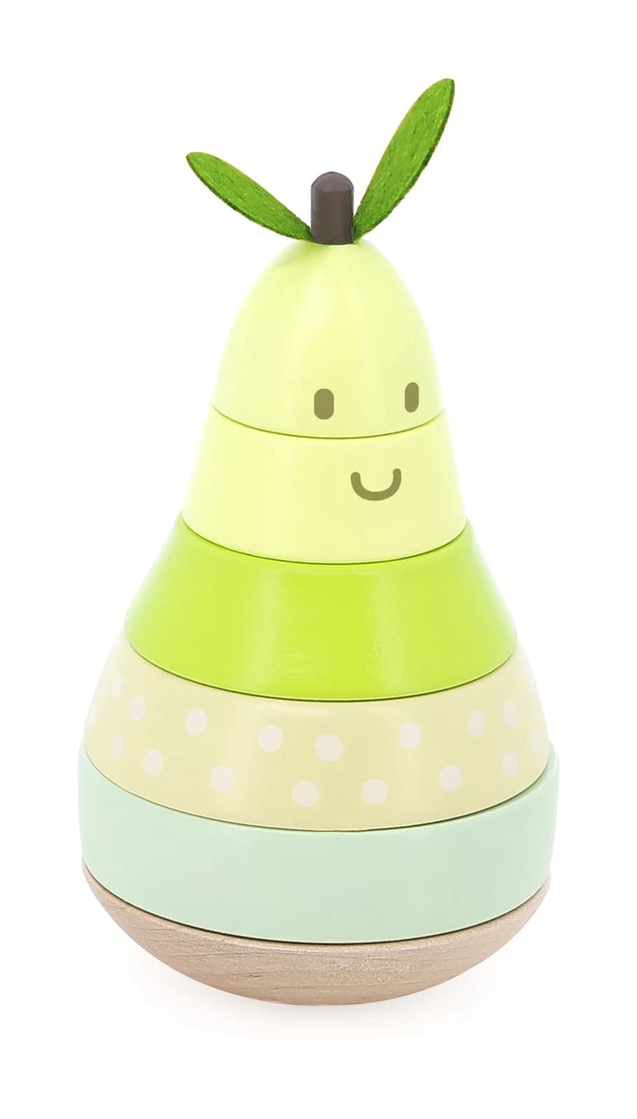 Empilable surprise Poire en bois – Jouet d’éveil